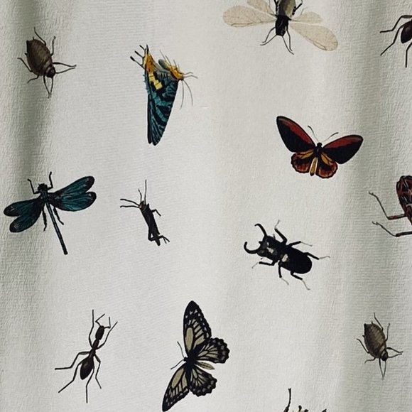 Perfect condition XS Equipment white silk insects button-up shirt !! - Picture 15 of 16